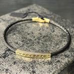 14 karaat gouden armband Versace schakel, Ophalen of Verzenden, Zo goed als nieuw, Goud