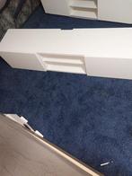 Witte TV-kast/dressoir met opbergruimte, Gebruikt, 150 tot 200 cm, Ophalen of Verzenden, Minder dan 100 cm