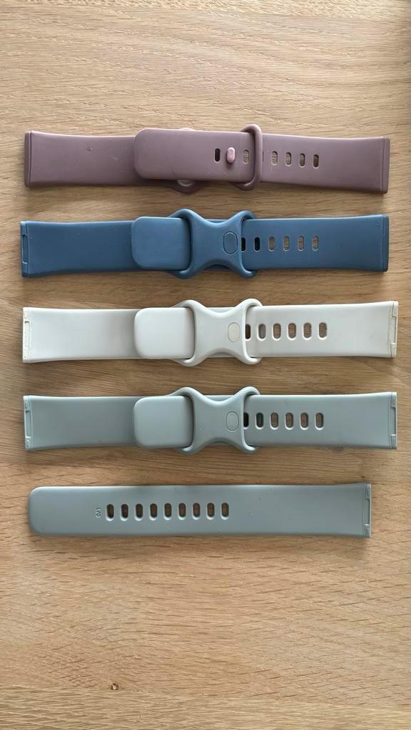 Fitbit Versa/Sense Bandjes, Sieraden, Tassen en Uiterlijk, Activity trackers, Zo goed als nieuw, Android, Zwart, Ophalen
