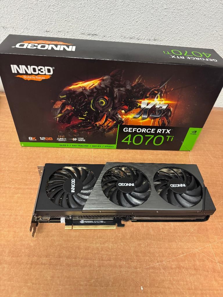 Inno3D RTX 4070 Ti, Computers en Software, Videokaarten, Ophalen, GDDR6, PCI-Express 4, Zo goed als nieuw