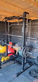 Complete powerrack / smith machine, Ophalen, Benen, Fitnessbank