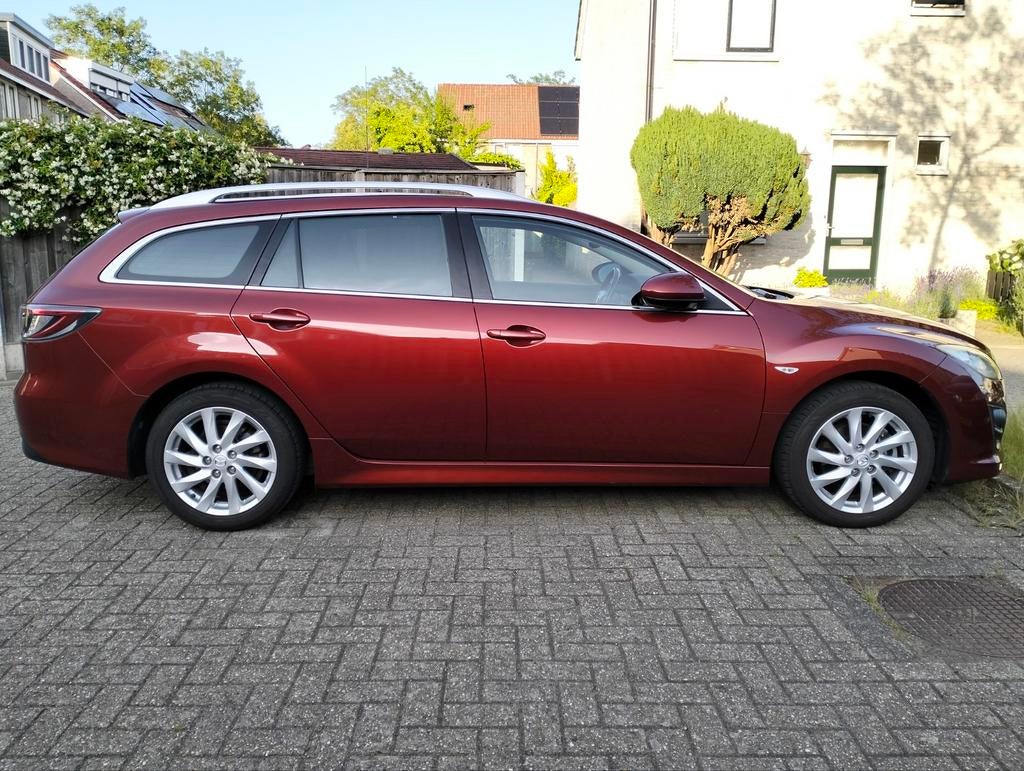 Zeer nette aluminium velgen Mazda 6 met zomerbanden, Auto-onderdelen, Ophalen of Verzenden, Mazda