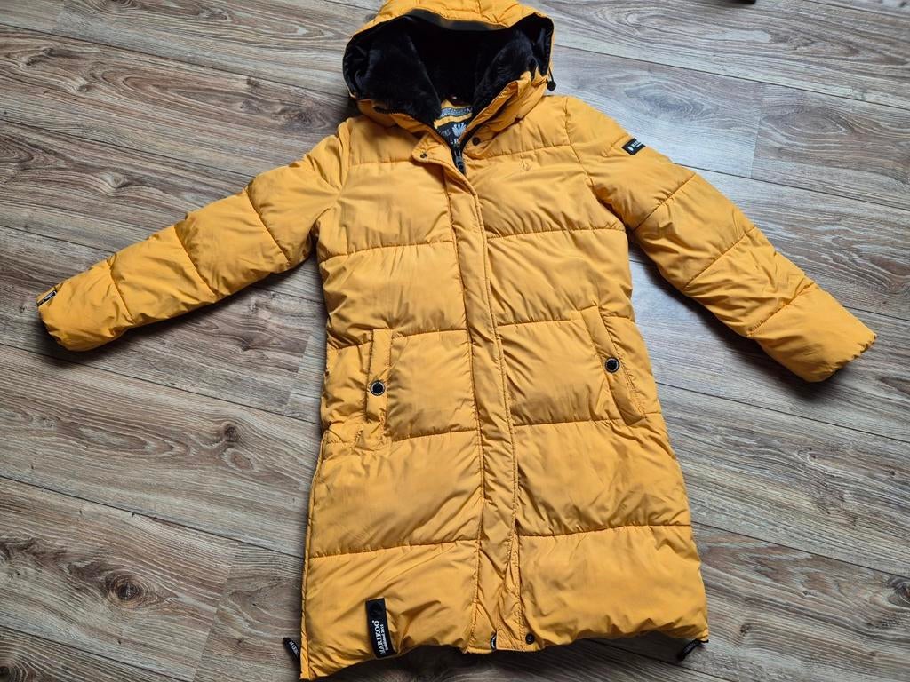Marikoo winterjas maat S nieuwstaat, Kleding | Dames, Marikoo, Geel, Nieuw, Ophalen of Verzenden