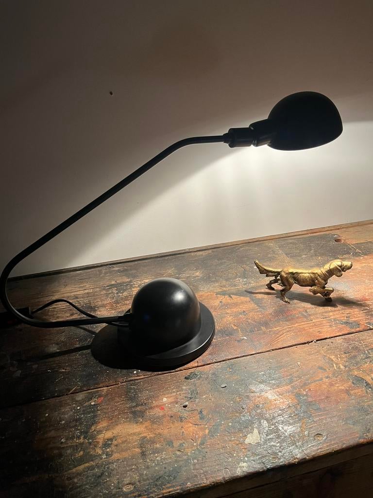 Vintage post modern gooseneck bureau lamp, Gebruikt, Vintage post modern gooseneck bureau lamp retro jaren 80, Ophalen of Verzenden