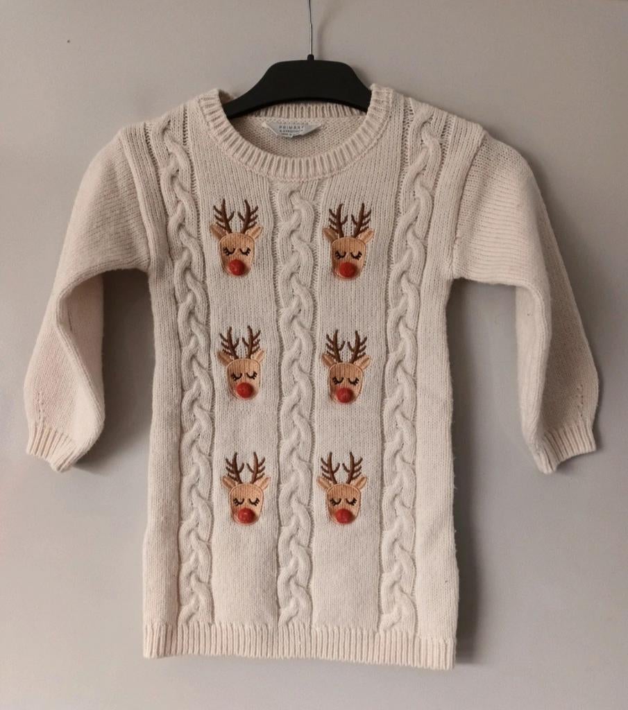 Kersttrui Rendier Maat 110 (4-5 jaar), Gebruikt, Jongen of Meisje, Trui of Vest, Ophalen of Verzenden