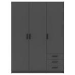 Kledingkast 3-deurs, Ophalen, Gebruikt, 100 tot 150 cm, 150 tot 200 cm