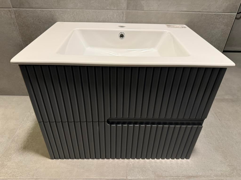 Badkamermeubel 70 cm, Huis en Inrichting, Badkamer | Badkamermeubels, Ophalen, 50 tot 100 cm, Zo goed als nieuw, Minder dan 100 cm