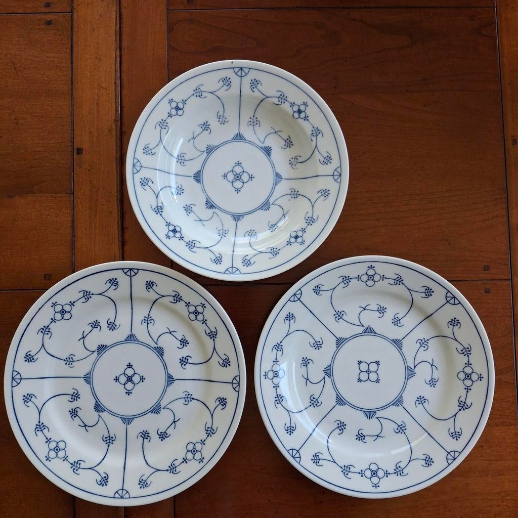 Blauw Saksisch, Huis en Inrichting, Keuken | Servies, Gebruikt, Ophalen of Verzenden, Bord(en), Overige stijlen