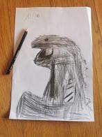 Tekening gemaakt door een opkomend kunstenaar, Antiek en Kunst, Ophalen of Verzenden