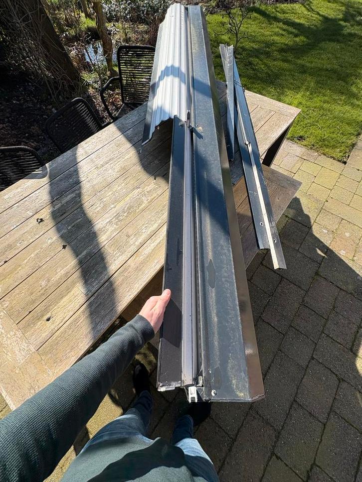 Rolluiken - deur en Groot Raam, Doe-het-zelf en Verbouw, Rolluiken, Gebruikt, 100 tot 150 cm, 150 tot 200 cm, Overige kleuren