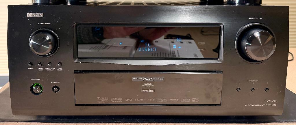 Denon AVR 4810 (high end surround of bi-amping) receiver, Ophalen, Denon, 120 watt of meer, Gebruikt