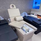 Japanse Head Spa Pedicure massage bed kapsalon beige cream, Leer, Zwart, Nieuw, Ophalen of Verzenden