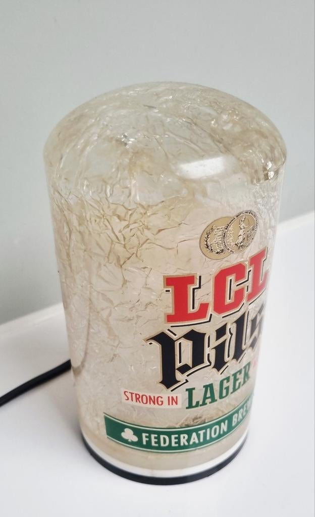 Reclame lamp lichtbak mancave bar bier brouwerij pub, Ophalen of Verzenden, Gebruikt, Lichtbak of (neon) lamp