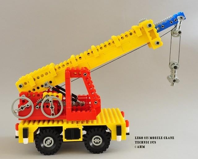 LEGO TECHNIC 855 - Mobile Crane - verzamelaars staat, Lego, Info@lego.nl, Compleet, Ophalen of Verzenden