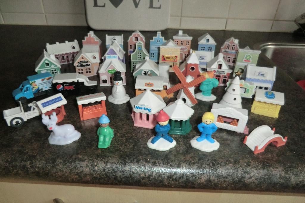 AH 38 verschillenwinterdorp huisjes, Albert Heijn, Ophalen of Verzenden