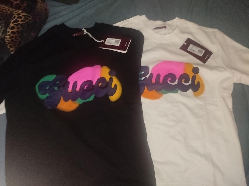 Gucci Sweatshirt Zwart en Wit - Maat M, Maat 48/50 (M), Zwart, Ophalen of Verzenden, Zo goed als nieuw