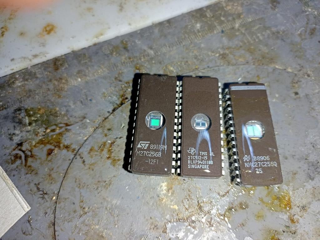 EPROM IC: M27C256B, 27C512, NMC27C256Q25, Ophalen of Verzenden, Nieuw