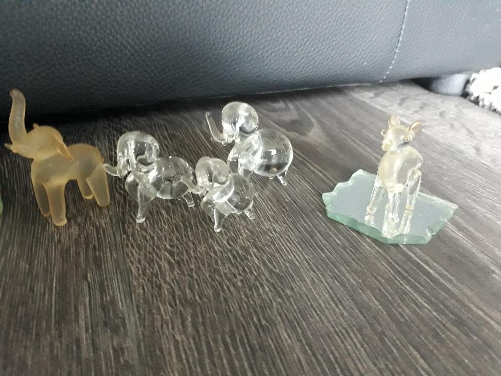 Glazen beeldjes dieren, Verzamelen, Ophalen of Verzenden, Gebruikt, Dier