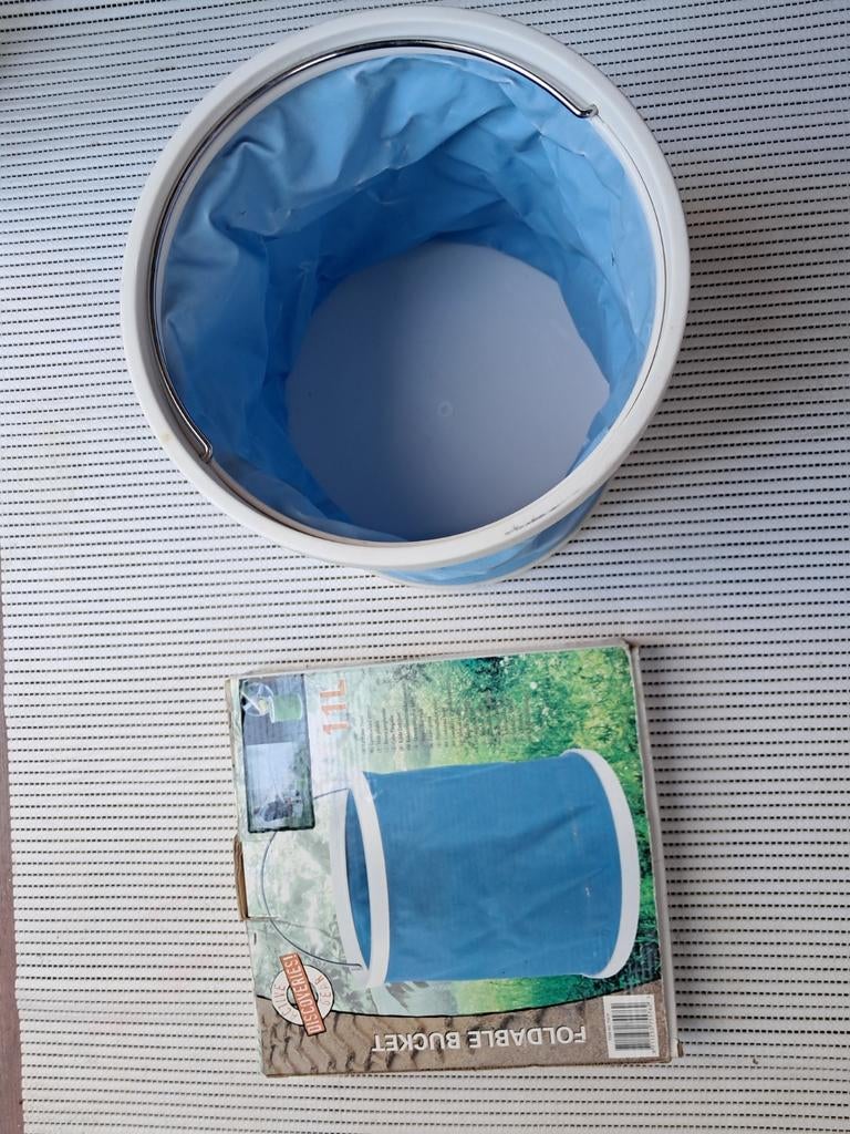 Opvouwbare emmer voor op de camping, Caravans en Kamperen, Ophalen of Verzenden