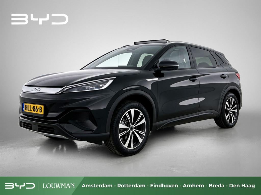 BYD ATTO 3 Design 60 kWh | Facelift | Zwart-Leder | 2025 mod, Auto's, BYD, Gebruikt, Zwart, 204 pk, SUV of Terreinwagen