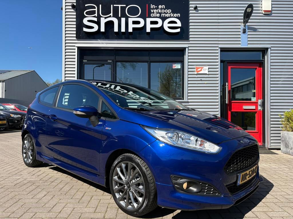 Ford Fiesta 1.0 EcoBoost ST Line -125 PK!-DISTRIBUTIERIEM RE, Voorwielaandrijving, Blauw, 23 km/l, Origineel Nederlands