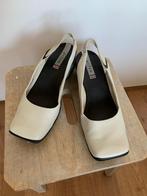 Clarks Privo design schoen, dames MT 40, Wit, Zo goed als nieuw, Clarks, Sandalen of Muiltjes