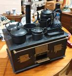 Antieke Kinderstoof/Fornuis met toebehoren Märklin Bing R&G?, Ophalen of Verzenden