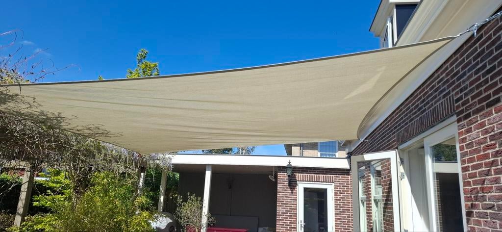 Gebruikt schaduwdoek, nog goed schoon te maken, Ophalen of Verzenden, Gebruikt