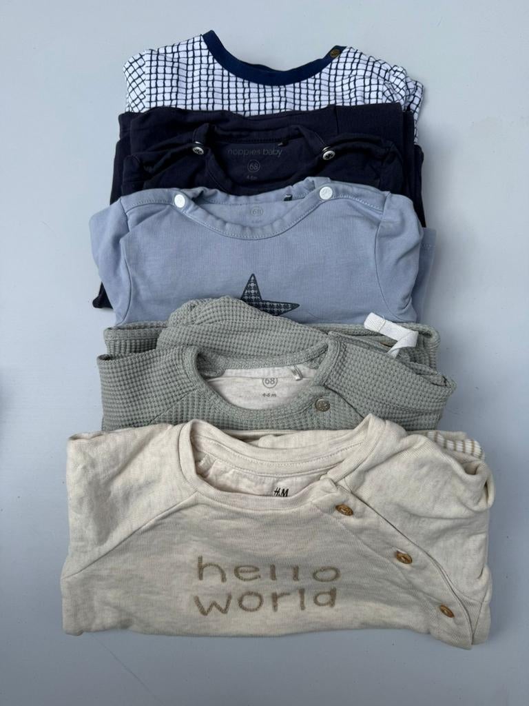 Kleding setjes maat 68 lange mouw, Kinderen en Baby's, Babykleding | Maat 68, Jongetje of Meisje, Ophalen of Verzenden, Zo goed als nieuw