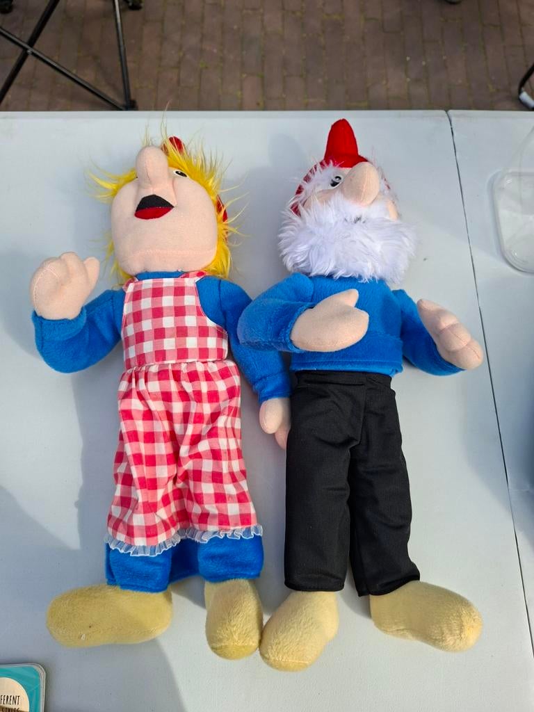 Marveld knuffels teun en pleun, mascotte marveld, Overige karakters, Ophalen of Verzenden, Zo goed als nieuw, Overige typen