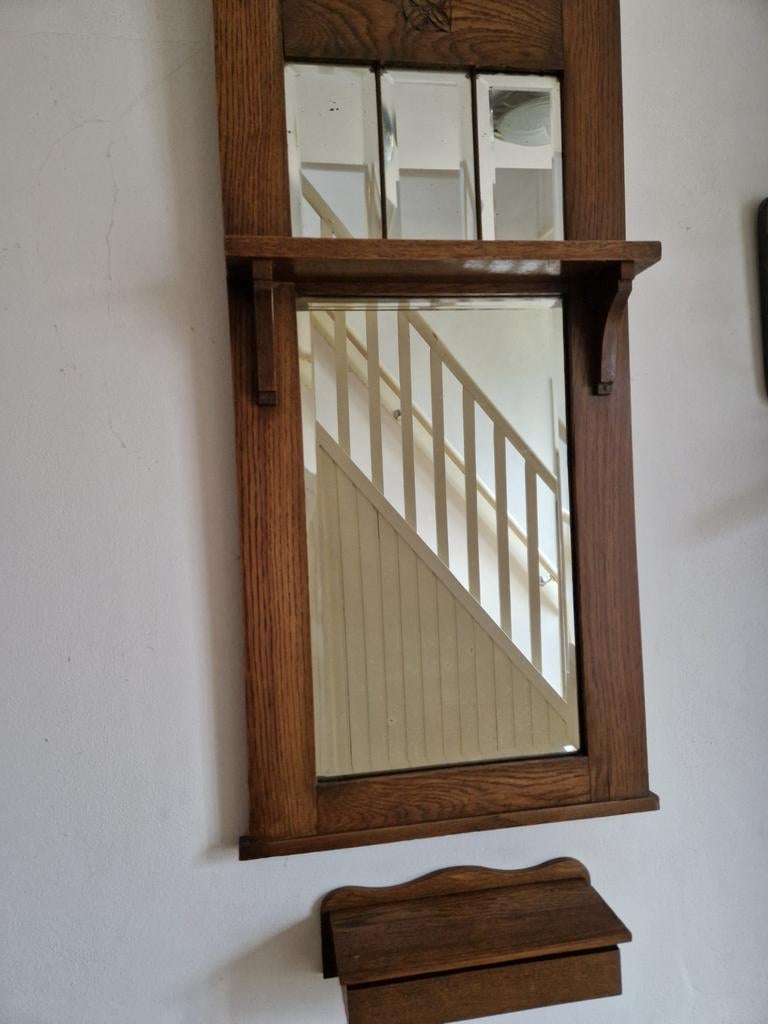 Klassieke spiegel met geslepen glas, Ophalen