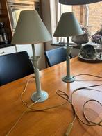 2 lampjes groen metaal, Ophalen, Zo goed als nieuw, Metaal, Minder dan 50 cm