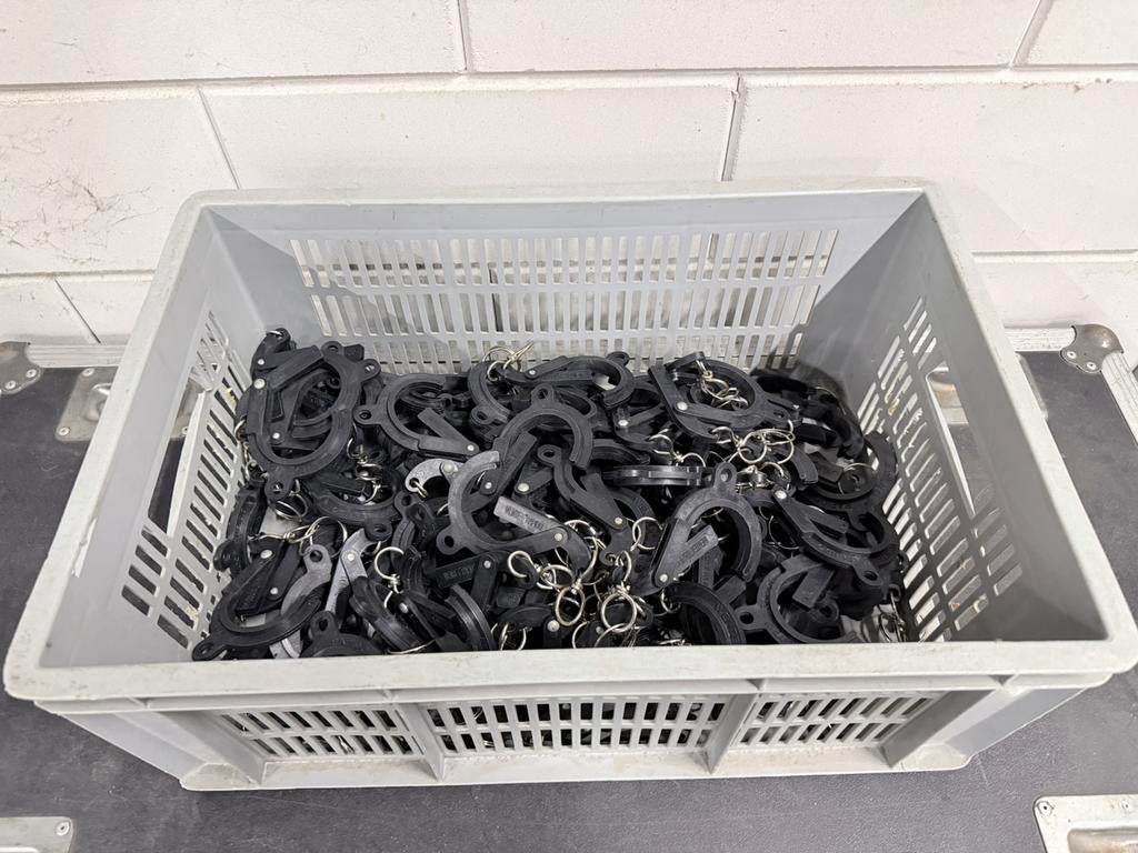 91x WENTEX Rapido gordijnclamp – zwart, Muziek en Instrumenten, Licht en Laser, Ophalen of Verzenden, Zo goed als nieuw, Licht