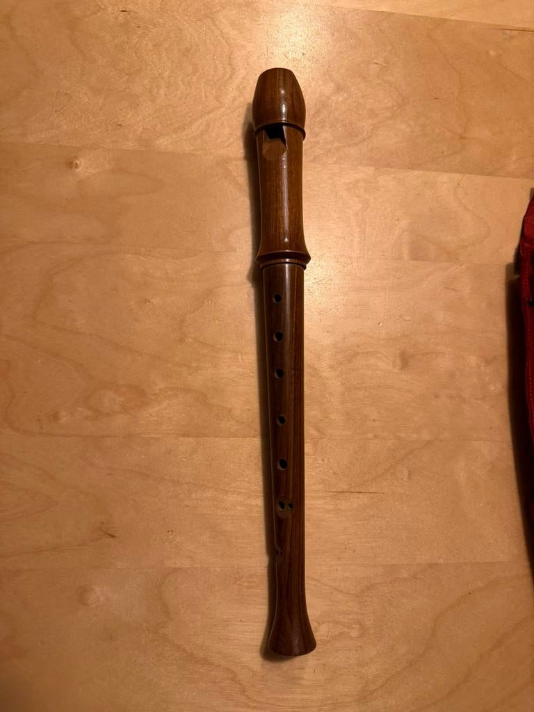 Blokfluit met barok boring en dubbele boring, Muziek en Instrumenten, Blaasinstrumenten | Blokfluiten, Ophalen, Zo goed als nieuw