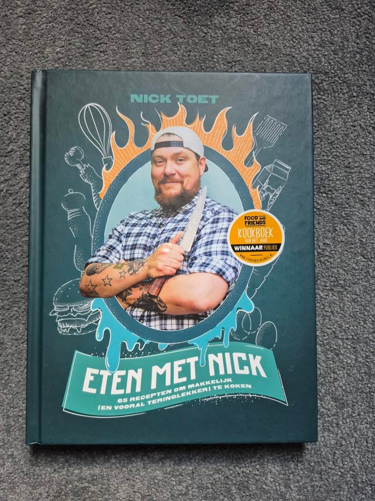Eten met Nick - Kookboek van Nick Toet, Boeken, Kookboeken, Hoofdgerechten, Ophalen of Verzenden, Zo goed als nieuw, Nick Toet