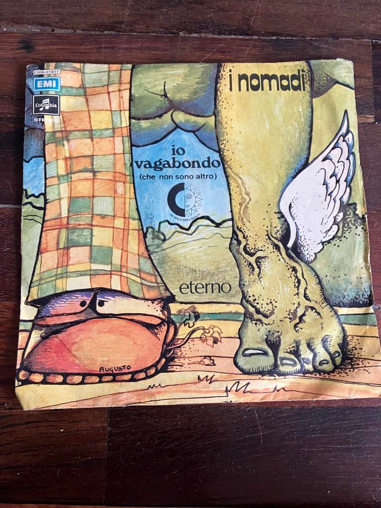 I Nomadi - Io Vagabondo / Eterno vinyl single, Gebruikt, 7 inch, Single, Ophalen of Verzenden