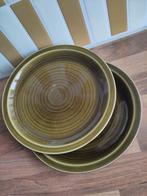 2 Groene Ontbijtborden Royal Goedewaagen Gouda Holland, Antiek en Kunst, Antiek | Servies los, Ophalen of Verzenden