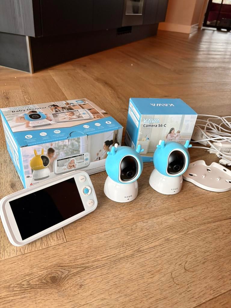 Kawa babyfoon met 2 camera’s, Kinderen en Baby's, Babyfoons, Ophalen, Zo goed als nieuw, 250 meter of meer, Camera