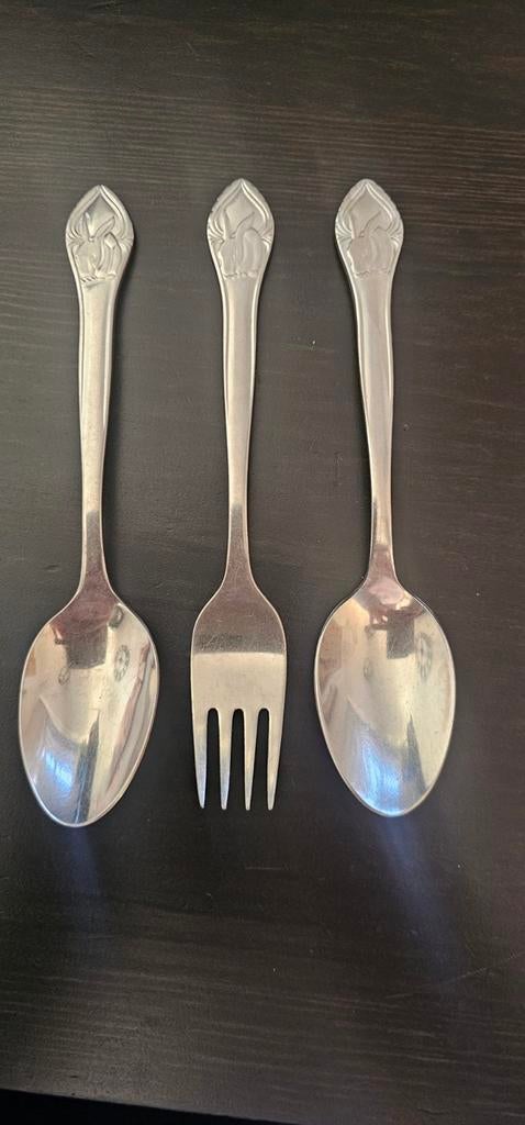 Gero zilmeta konijn set vork lepel. Prijs per stuk;, Ophalen of Verzenden