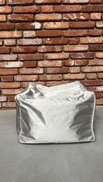 zitzak zilver metallic glans zilvergrijs zitkussen, Ophalen of Verzenden, Gebruikt, Overige kleuren, Zitzak