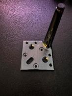 Set van 3 poten voor Swiss Sense bed - Nieuw in doos, Verzenden, Nieuw, Zwart, Metaal