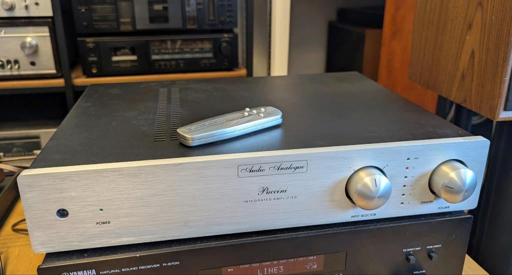 Audio Analogue Puccini - geïntegreerde versterker, Audio, Tv en Foto, Versterkers en Receivers, Zo goed als nieuw, Stereo, 60 tot 120 watt