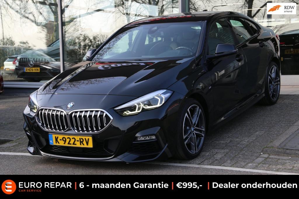 BMW 2-serie Gran Coupé 218i Executive M-PAKKET AUTOMAAT, Gebruikt, Euro 6, 1350 kg, Leder en Stof