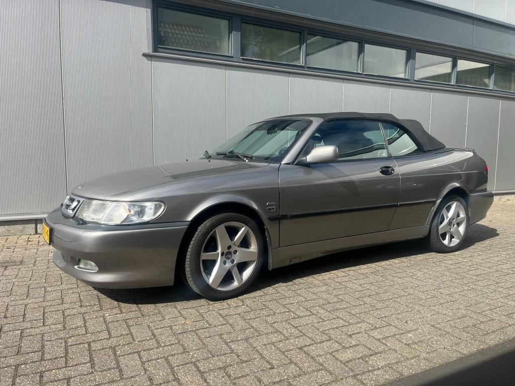 Saab 9-3 Cabrio 2.0 Turbo SE Aero, Auto's, Saab, Gebruikt, Huisgarantie, 4 cilinders, Leder