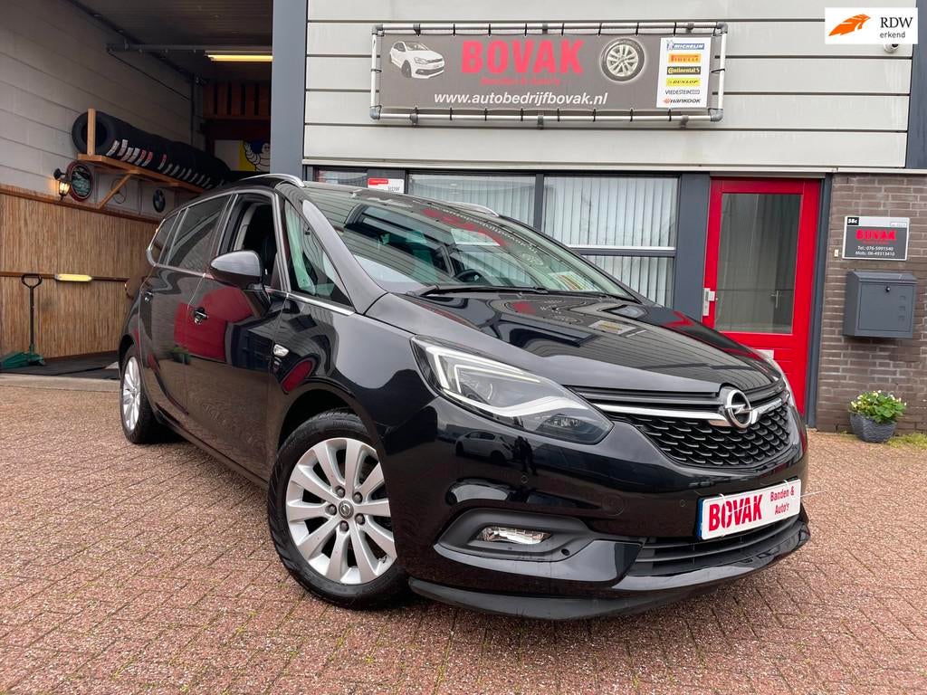 Opel ZAFIRA TOURER 1.4i 16v Sport Edition 7persoons, Auto's, Opel, Stof, Gebruikt, 7 stoelen, Zwart