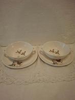 Villeroy & Boch - 2 soepkommen & schotel met wilde eendjes, Ophalen of Verzenden