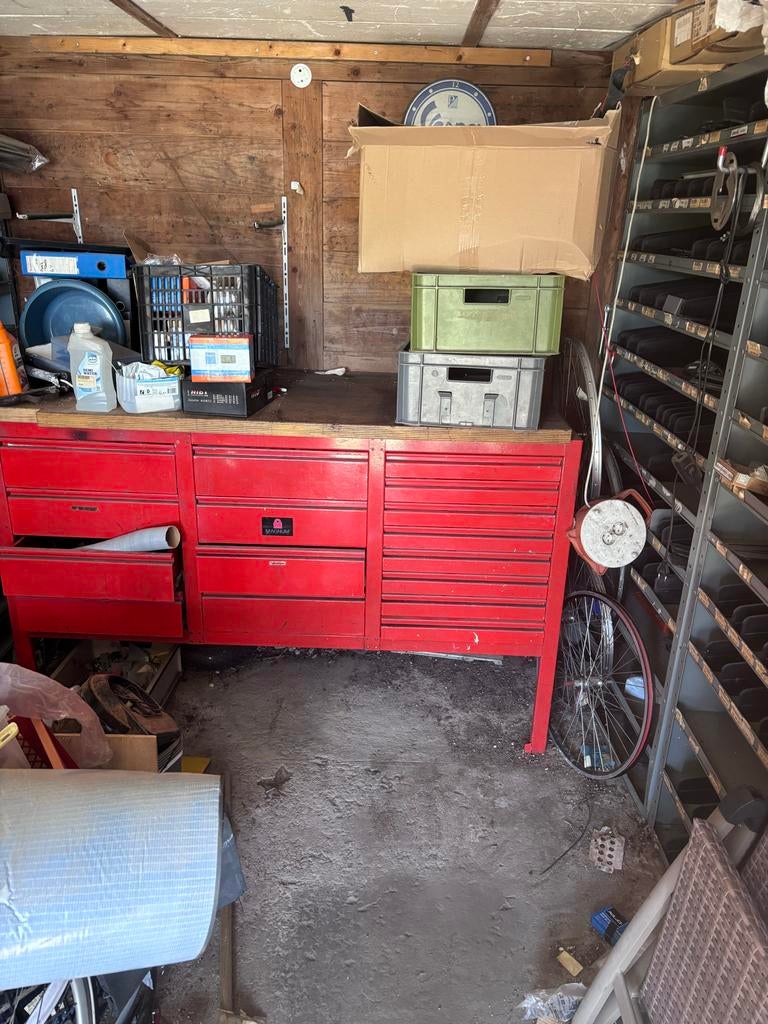 Robuuste Werkbank Balie van Brakel, Doe-het-zelf en Verbouw, Werkbanken, Ophalen, Gebruikt, 170 cm of meer