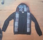 Burberry hoodie met ruitpatroon - Zwart, Kleding | Heren, Truien en Vesten, Zwart, Nieuw, Burberry, Verzenden