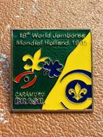 Scouting - pin - world jamboree 1995 - caramuru brasil, Verzamelen, Scouting, Ophalen of Verzenden, Zo goed als nieuw, Embleem, Speld of Insigne