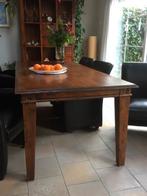 Eettafel massief hout, Ophalen, Rechthoekig, 200 cm of meer, 50 tot 100 cm